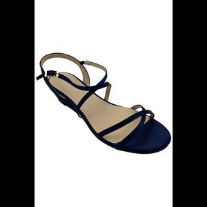 Paradox London Women's Kadie Strappy Slingback Wedged Sandals Navy - Medium